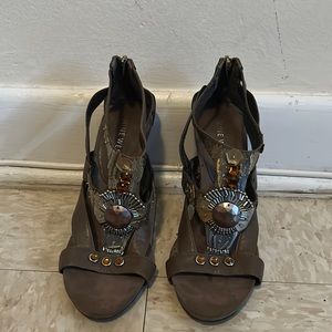 Nine West heel sandals